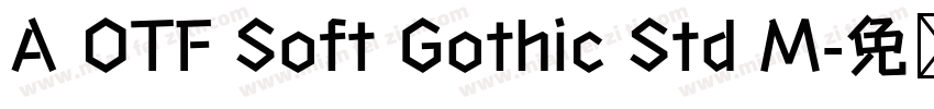 A OTF Soft Gothic Std M字体转换